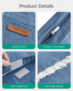 BAGSMART  Casual Lightweight Denim Shoulder Handbag