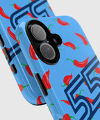 Fashion Carlos Sainz Chili iPhone Case Luxury Double Layer Cover