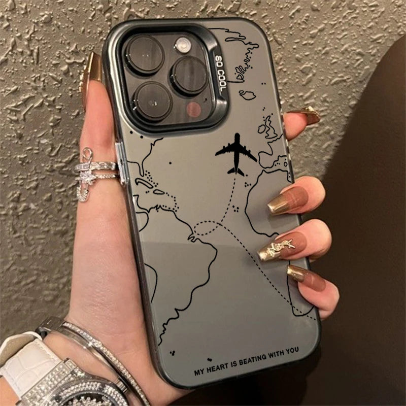 Travel-Inspired Airplane Route case