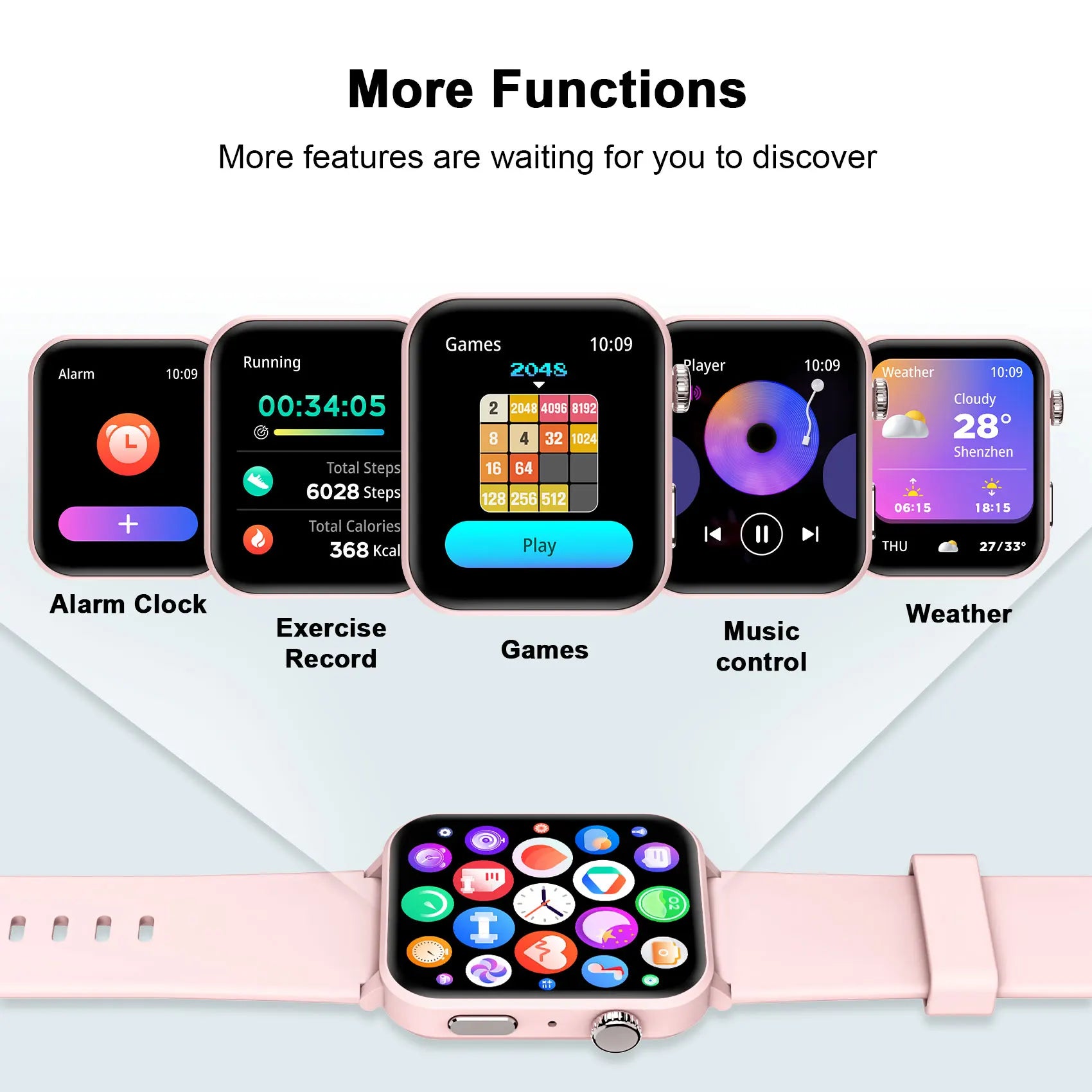 IOWODO Smartwatch Women