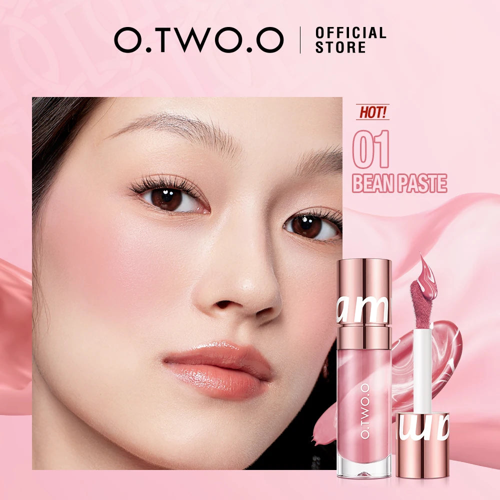 O.TWO.O Liquid Blush Face Blusher Moisturizing Long Lasting
