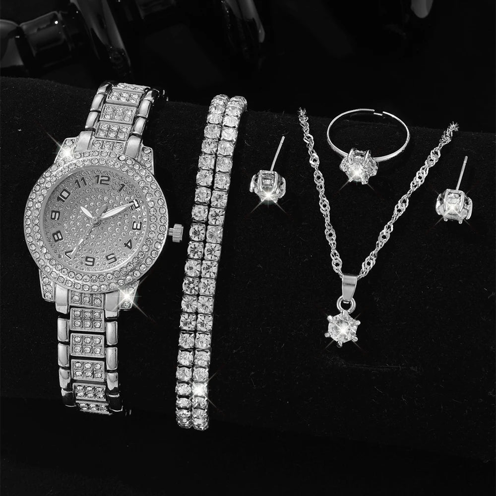 Quartz Diamond Wristwatch