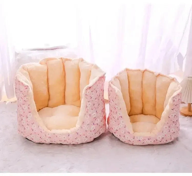 Cats Bed Winter Basket Houses