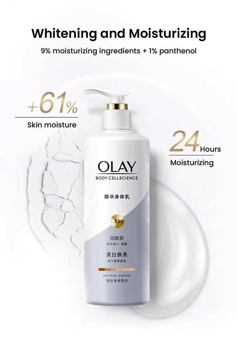 Olay Whitening &Moisturizing Body Cream B3+ Vitamin C Essence Nicotinamide Fragrance Olay Body Lotion