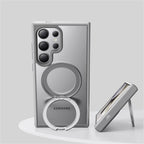 Ring Holder Magnetic Matte Case For Galaxy S25 Series