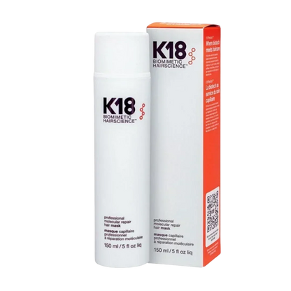 K18 Leave-In Conditioner Biomimetic Hairscience Pro Molecular Repair Dry Hair 4 Minutes To Reverse Hair Damage Moisturize 150ML