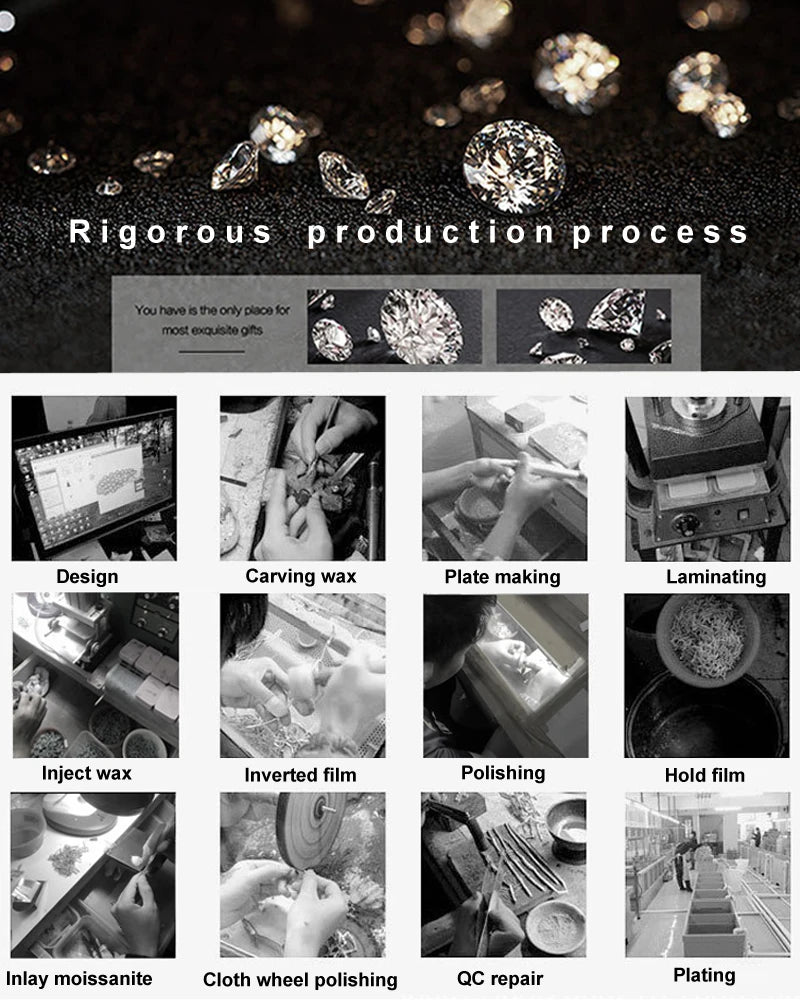 Smyoue Moissanite Necklace