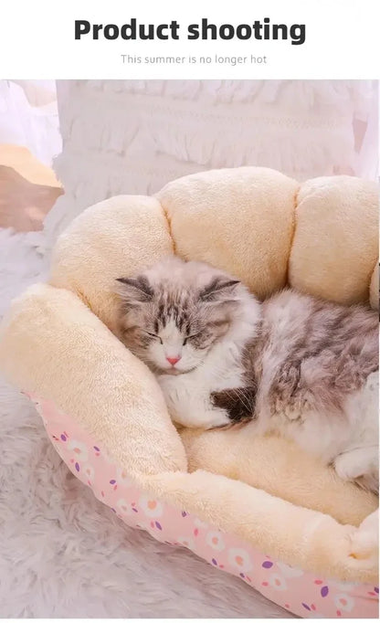 Cats Bed Winter Warm Pet Supplies Basket Houses Accessories All Accessory Dog Mat Cushions Kitten Things Puppy Goods Beds House