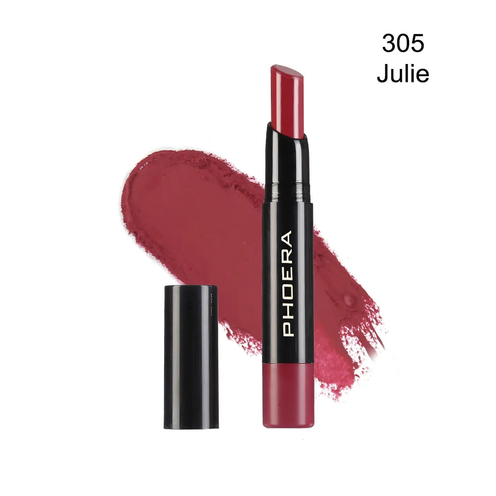 PHOERA 8 Colors Lipstick Matte Long Lasting