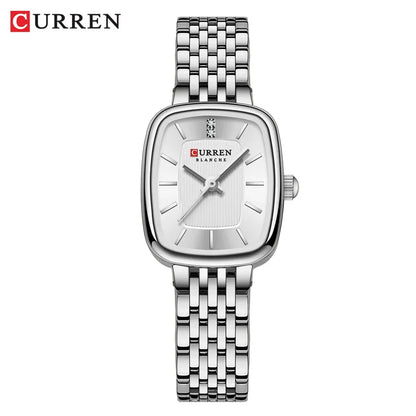 CURREN New Fashion Stainless Steel Date Women Watches Casual 30M Waterproof Girl Ladies Wristwatch Female Clock Relogio Feminino