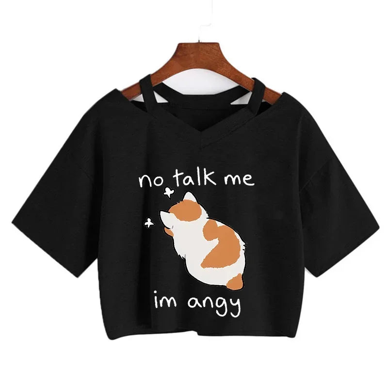 Ulzzang Aesthetic Crop Top