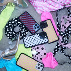 Wildflower 3D Cute Polka Dot iPhone Case Wave Point Cover