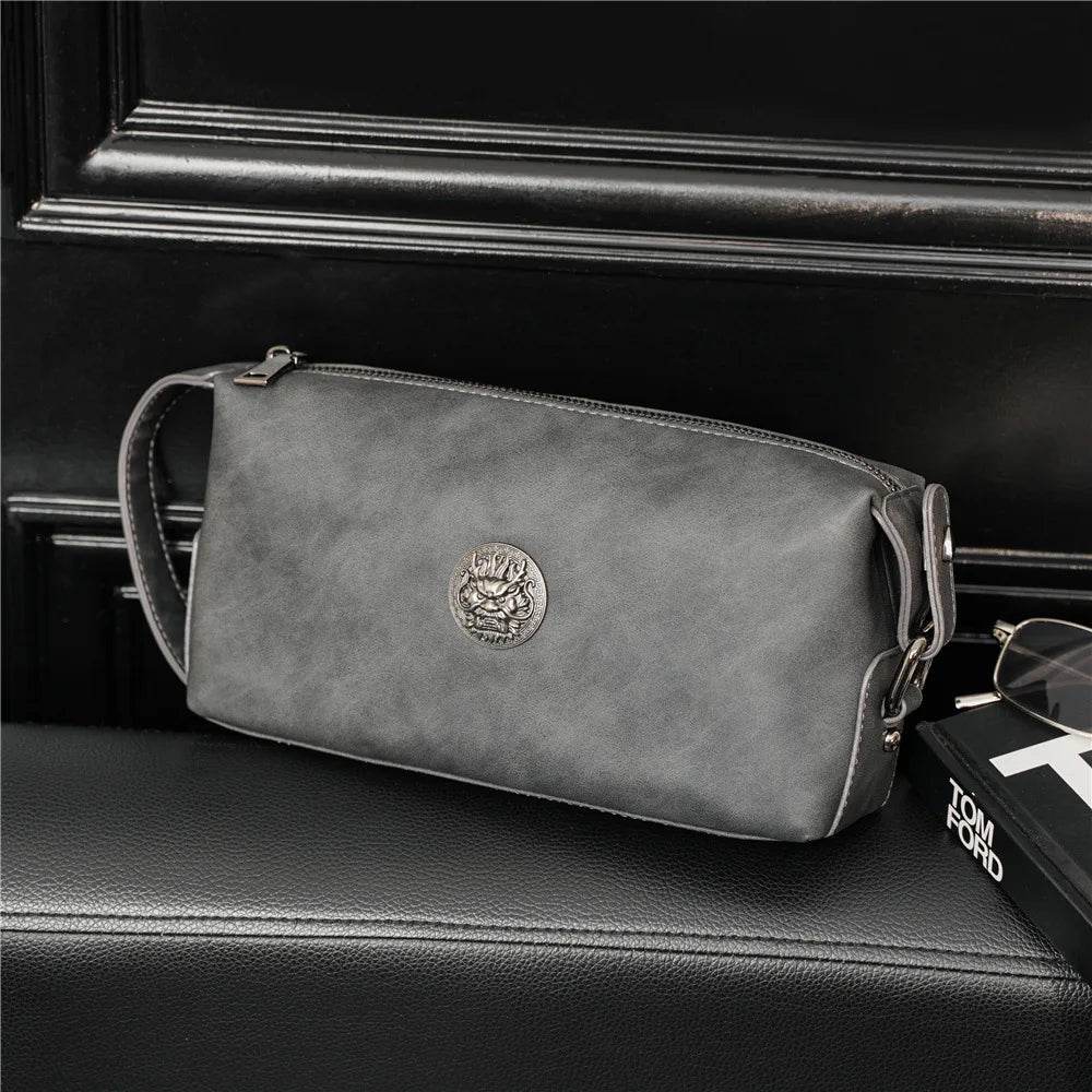 2022 New Men's Clutch Bag Business Casual Clutches Bags Mens Soft Pu Leather Cluth Male Mobile Phone Bag Hand Bag Purse Wallet - Imbasat