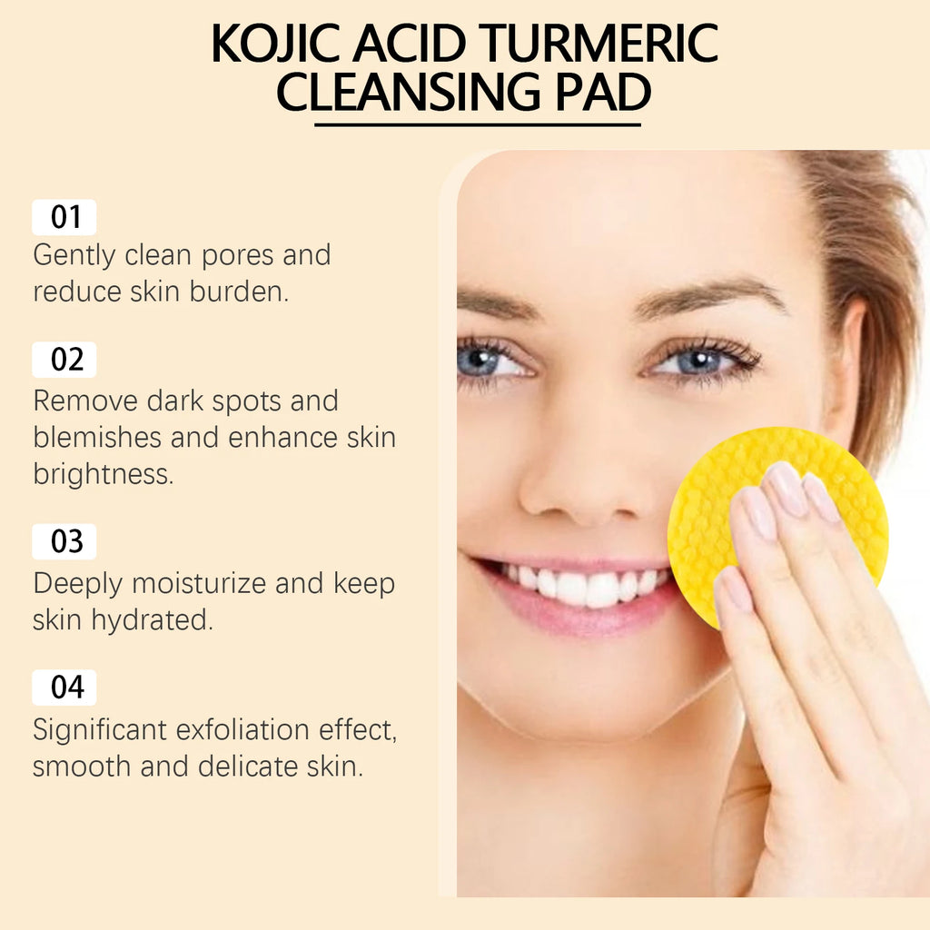 Turmeric Kojic Acid Cleansing Pads