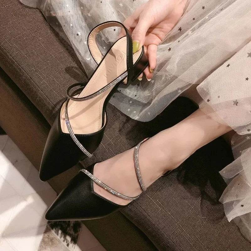 2024 Women Slippers Sandals New Summer Heel Sandales Femmes heels women women sandals - Imbasat