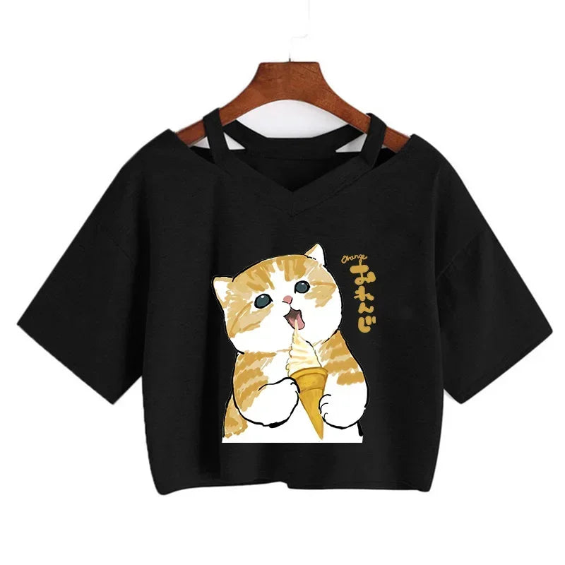 Ulzzang Aesthetic Crop Top