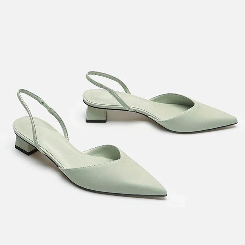 Women Sandals 2022 Summer Pointed Toe High Heels Ladies Fashion Banquet Dress Wedding Party Pumps Designer Women Shoes - Imbasat