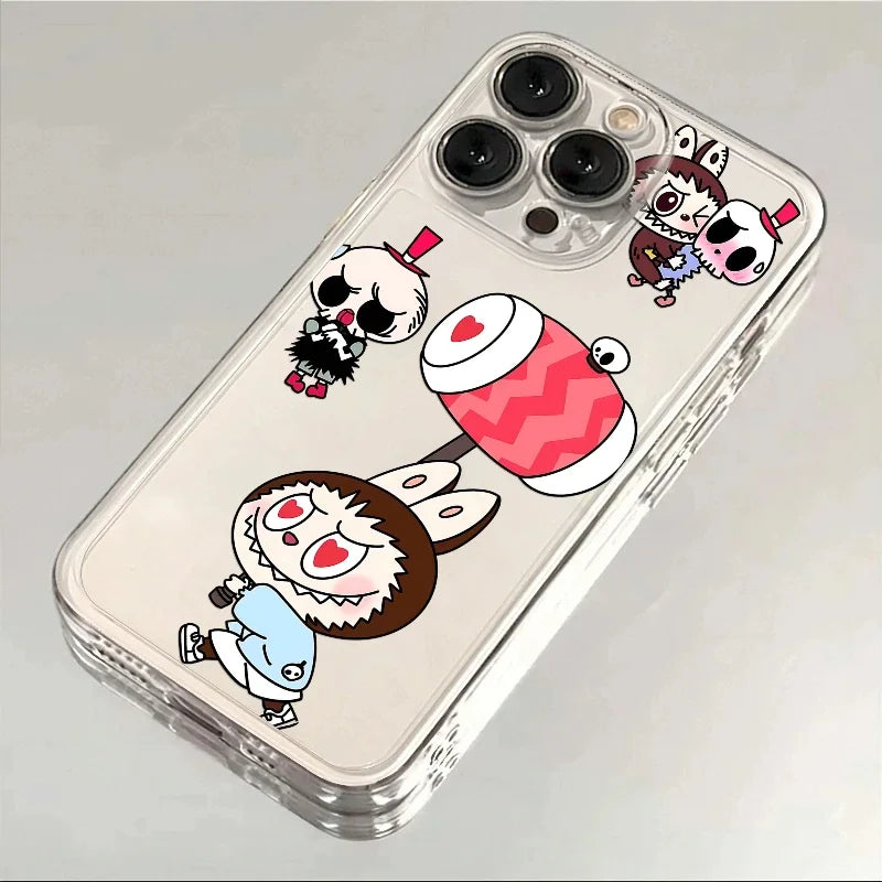 Labubu Kawaii Phone Cases For iPhone