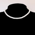 White Pearl Chokers Necklace