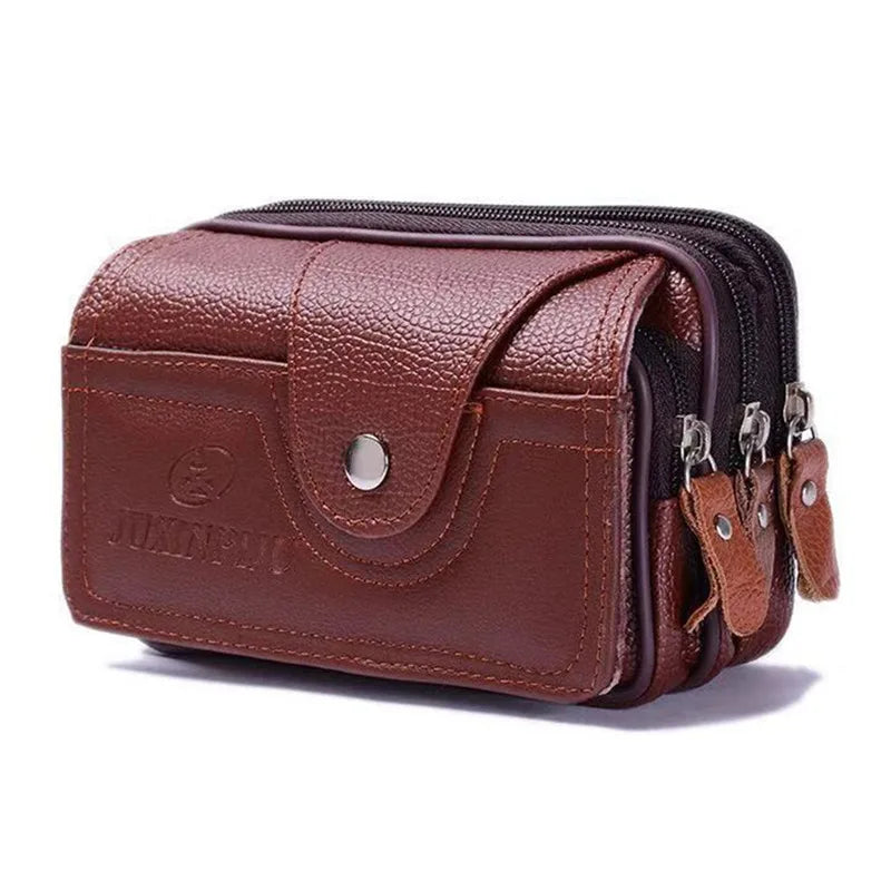 Genuine Leather Hand Bags For Men Large Capacity Money Purse Cell Mobile Phone Pocket Women Soft Double Zipper Male Clutch Bags