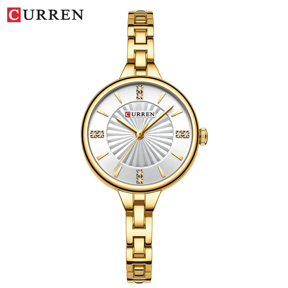 CURREN Luxury Women Bracelet Quartz Watches For Women Magnetic Watch Ladies Sports Dress Wrist Watch Clock Relogio Feminino