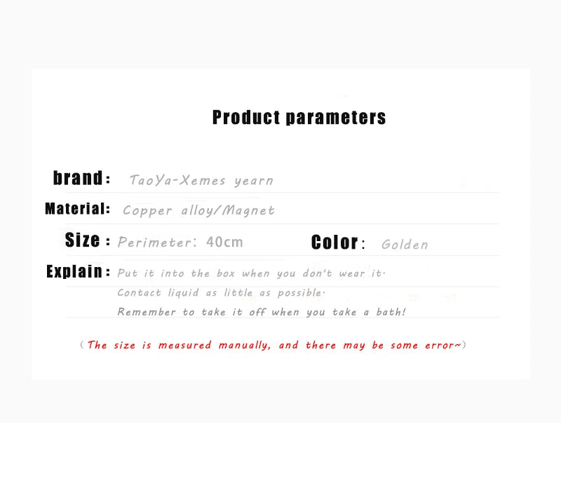 White Pearl Magnetic Round Buckle Beadeds