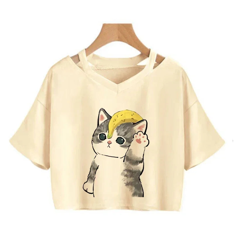 Ulzzang Aesthetic Crop Top