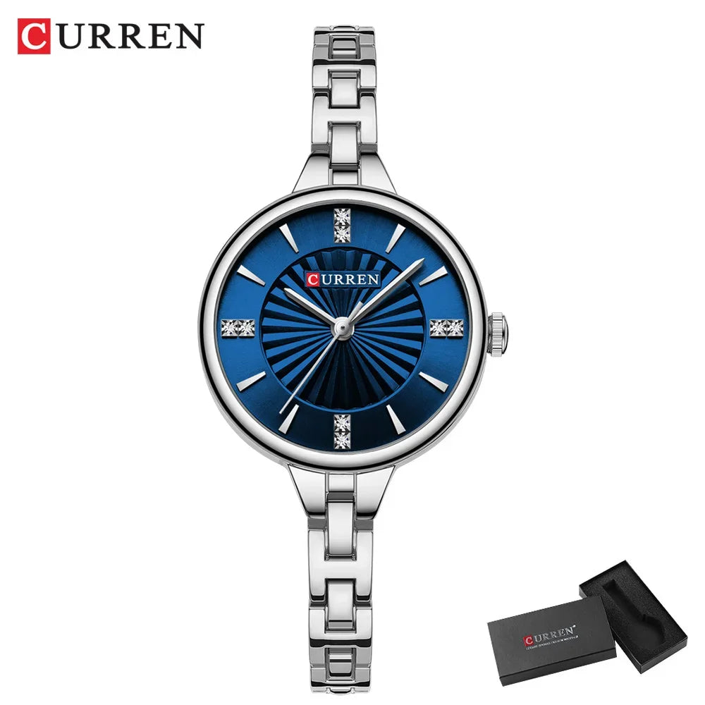 CURREN Luxury Women Bracelet Quartz Watches For Women Magnetic Watch Ladies Sports Dress Wrist Watch Clock Relogio Feminino