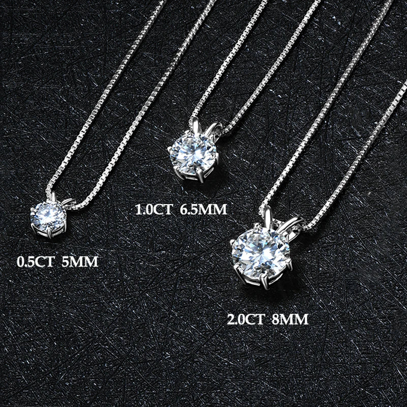 IOGOU Real 925 Silver Moissanite Jewelry Set Gold