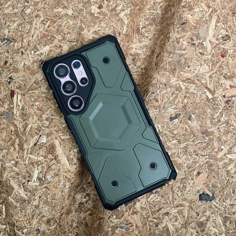 Shockproof Pathfinder Pro Macsafe Magnetic Case for Samsung S25 Series