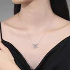 Lefei Fashion Luxury Trendy Classic Moissanite Fine Creative Sweat Flower Necklace