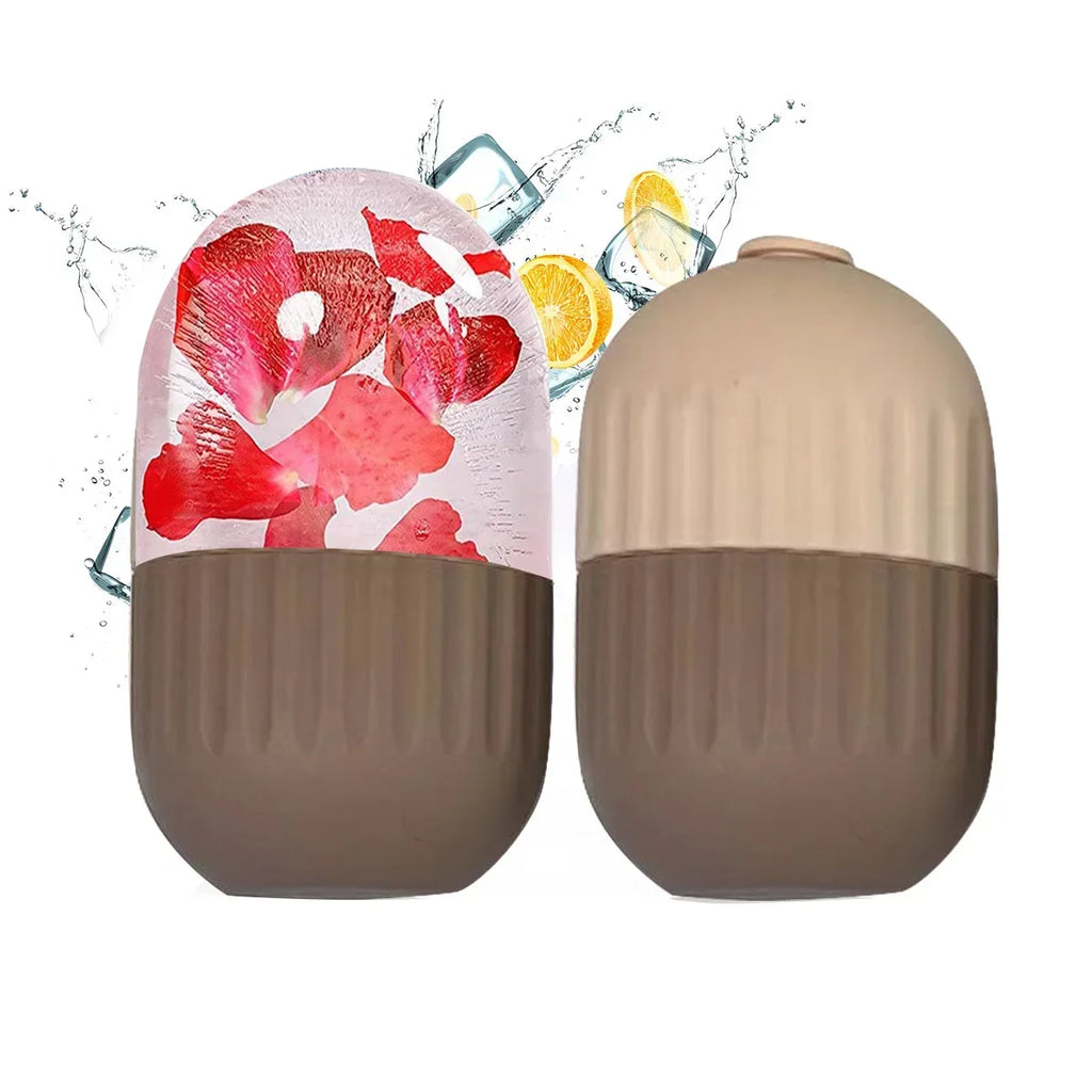 Silicone Ice Facial Roller Face Lifting Contouring Tools Ice Cube Trays