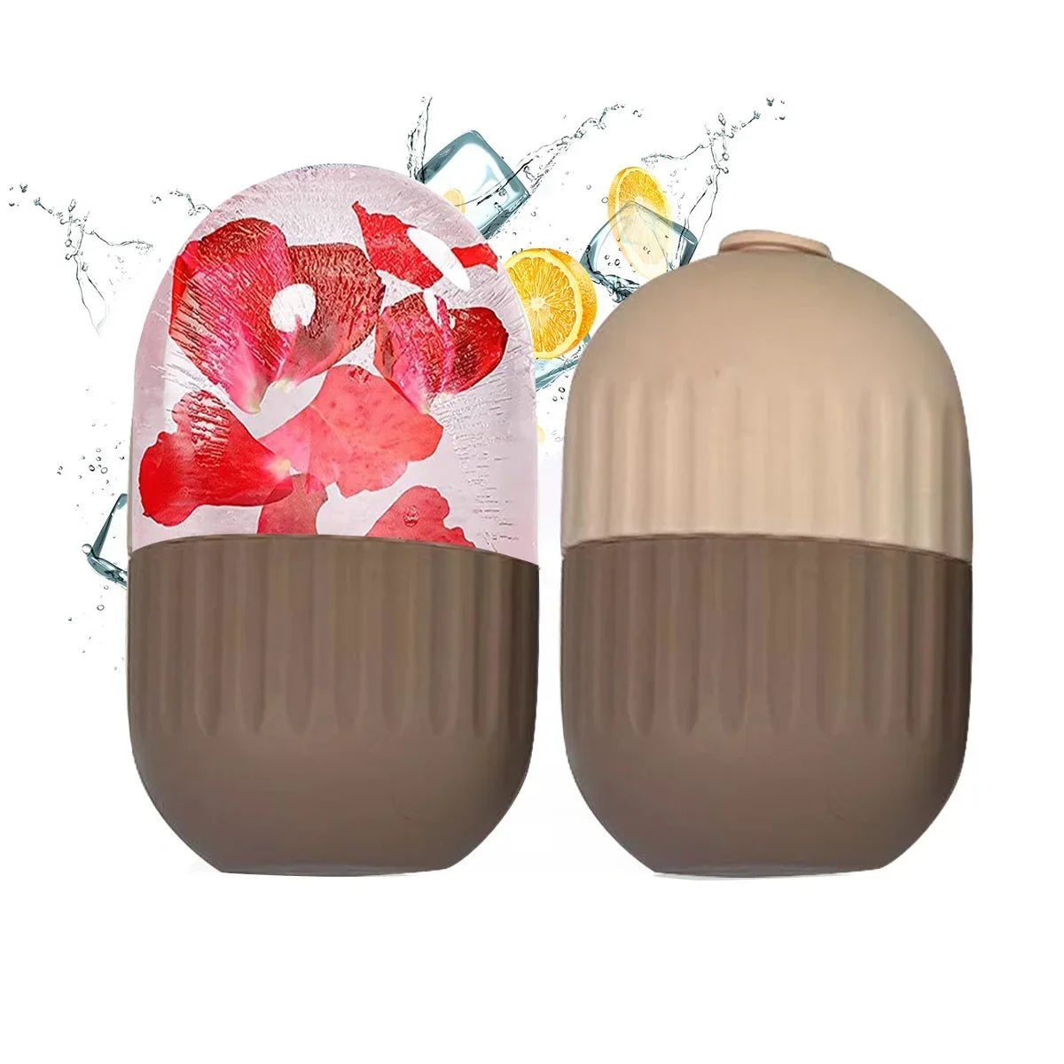 Silicone Ice Facial Roller Face Lifting Contouring Tools Ice Cube Trays