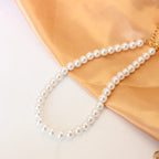 White Pearl Chokers Necklace