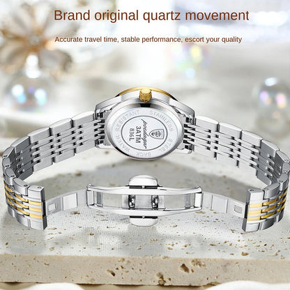 POEDAGAR New Quartz Watch Women Watches Ladies Stainless Steel Strap Waterproof Calendar Wristwatch Female Relogio Feminino