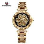 Forsining Skeleton Watch for Women