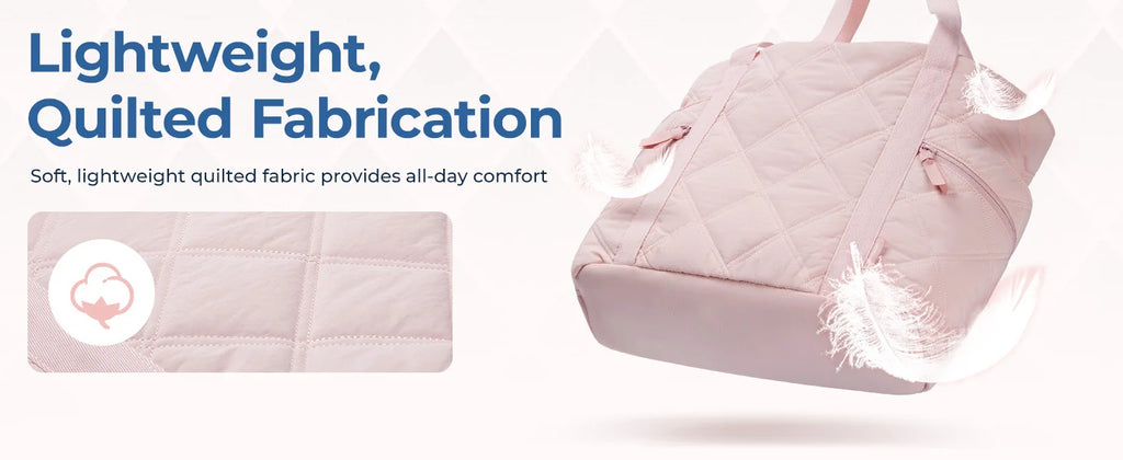 BAGSMART Tote Bag, Puffer Tote Bag