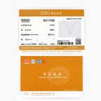 Lnngy Moissanite Four-leaf Flower Pendant Necklace Niche