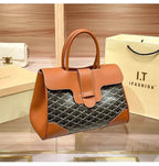 Luxury Brand Dogtooth Saigon High-end Sense Large Capacity Tote Handbag Commuting Vintage Flower Fashion Versatile Shoulder Bag - Imbasat