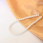 White Pearl Chokers Necklace