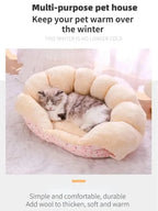 Cats Bed Winter Basket Houses