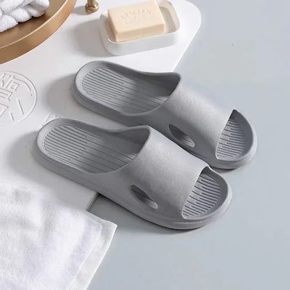 EVA Cloud Home Slippers Men Summer Indoor Floor Non Slip Sandals Couple Family Unisex  Hotel Bathroom Flip Flops Slide Shoes