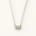 Moissanite Diamond Pendant Necklace