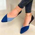 Women Casual Shoes Women Fashion Flat Sandals Mixed Colors Ladies Loafers Pointed Toe Slip Female Office Shoes Casual Sandals - Imbasat