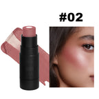 Handaiyan 2 In 1 Matte Glitter Face Blusher Smooth Cheek