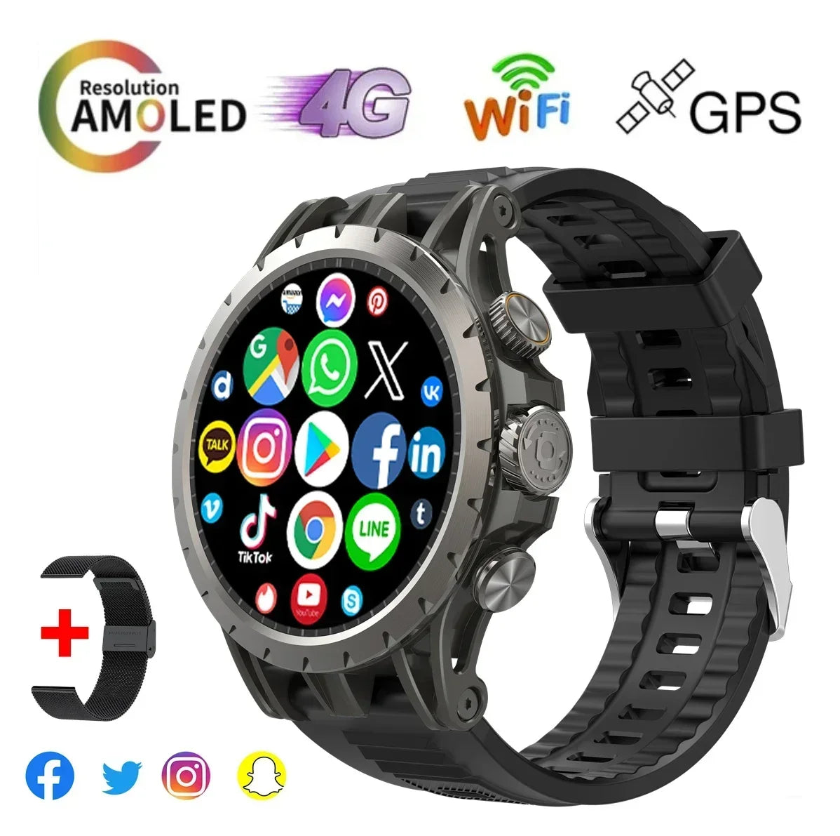Netcom Android 9.0 4G Smart Watch