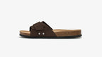 Summer Flat Cork Slipper Softwood Beach Casual Nubuck  Platform Shoes