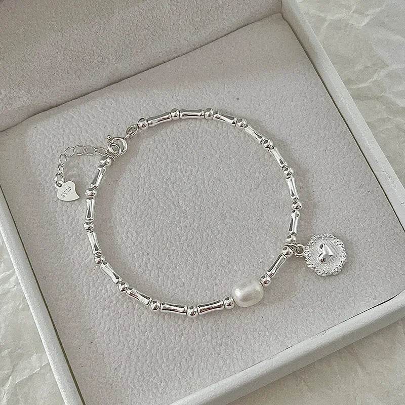 Luxury 925 Sterling Silver Bracelet for Woman Vintage Original Lucky Beads Ball Adjustable Bracelets Designer Jewelery Gifts - Imbasat