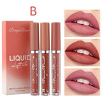 3 PCS Liquid Lipsticks Set Long Lasting Make Up Korean