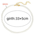 White Pearl Chokers Necklace